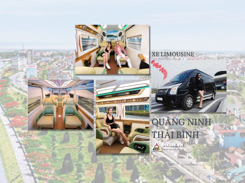 Dòng xe limousine từ Quảng Ninh đi Thái Bình chất lượng