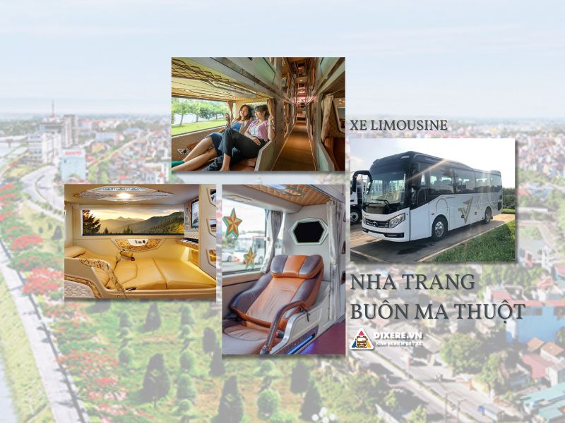 Dòng xe limousine từ Nha Trang đi Buôn Ma Thuột