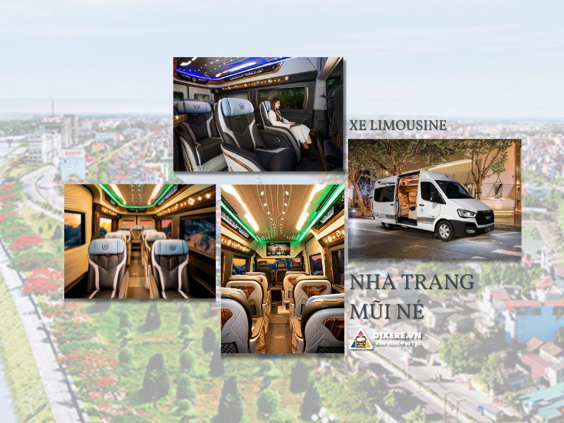 Dòng xe limousine Nha Trang đi Mũi Né chất lượng