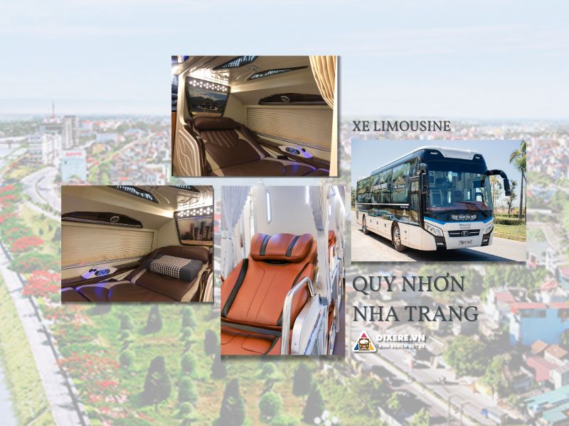 Dòng xe giường nằm limousine từ Quy Nhơn đi Nha Trang