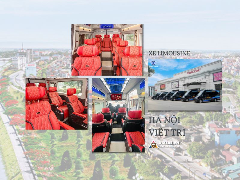 Xe Limousine Hà Nội Việt Trì | #5 Nhà Xe Cao Cấp 2024