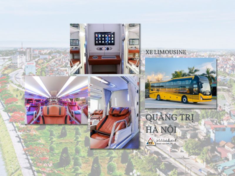 Dòng xe giường nằm limousine từ Hà Nội đi Quảng Trị