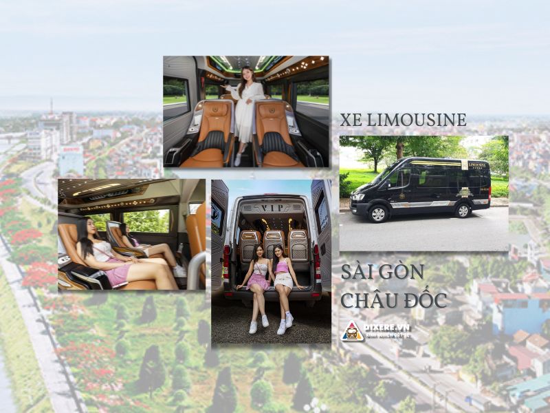 Dòng xe limousine Sài Gòn đi Châu Đốc, An Giang