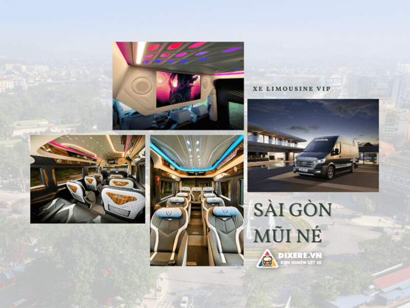 Xe limousine Sài Gòn Mũi Né cao cấp chất lượng nhất 2023