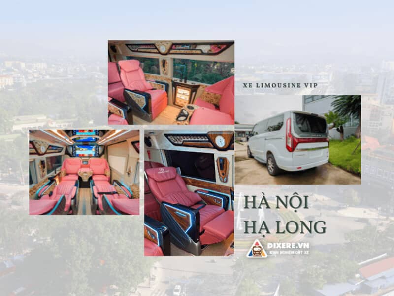 Xe limousine Hà Nội Hạ Long cao cấp chất lượng 2023