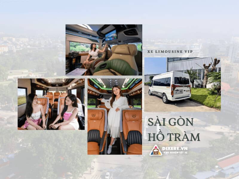 Dòng xe limousine Sài Gòn Hồ Tràm cao cấp