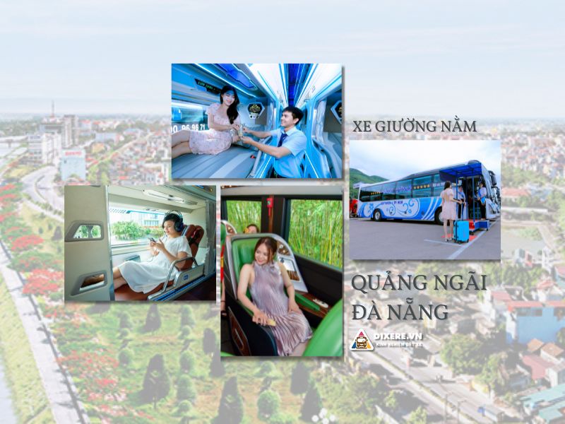 Dòng xe khách giường nằm từ Quảng Ngãi đi Đà Nẵng