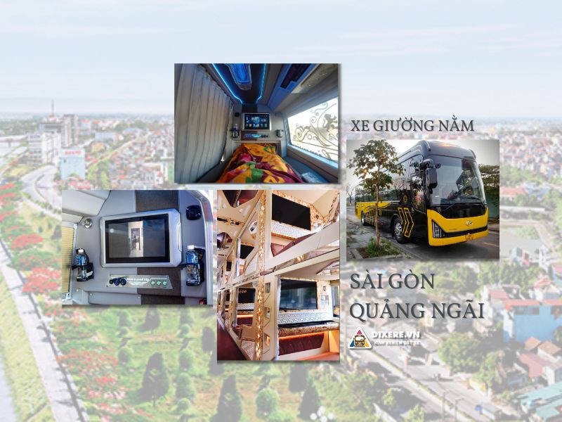 Dòng xe khách giường nằm Luxury từ Sài Gòn đi Quảng Ngãi