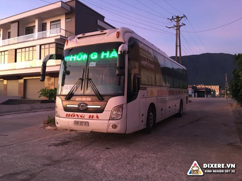 Nhà xe Hồng Hà từ Bến xe Giáp Bát đi Hà Tĩnh