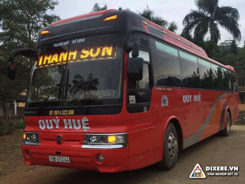 Nhà xe Quý Huệ đi Thanh Sơn - Phú Thọ từ Hà Nội