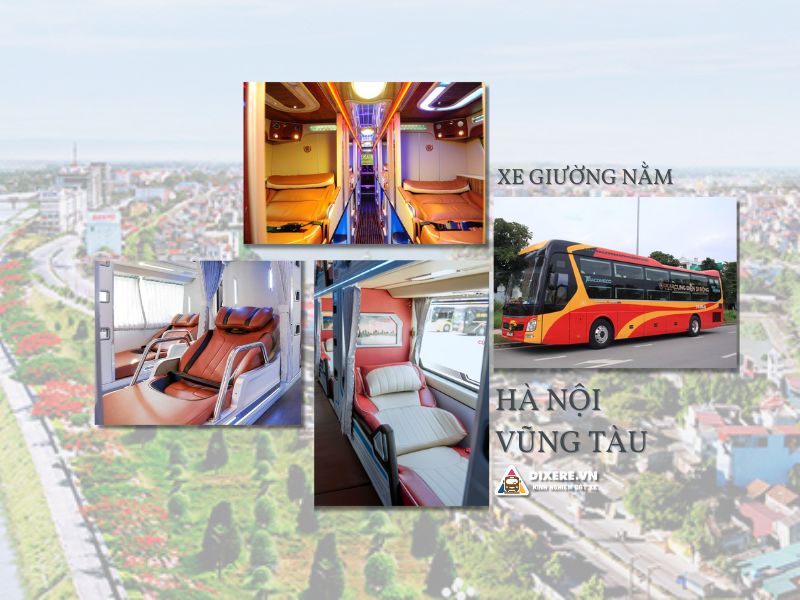 Dòng xe giường nằm từ Hà Nội đi Vũng Tàu