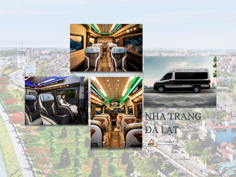 Dòng xe limousine Nha Trang đi Đà Lạt chất lượng