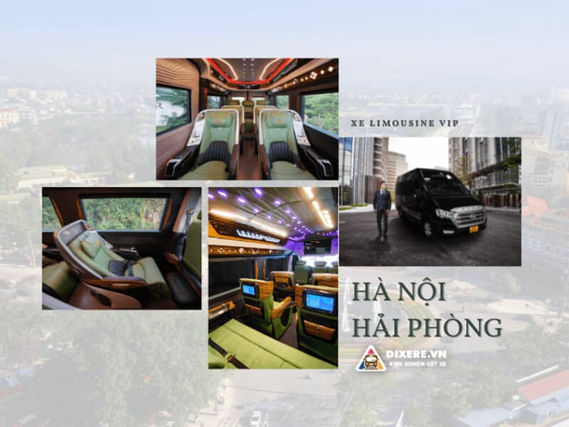 Xe limousine Hà Nội Hải Phòng được yêu thích nhất 2023