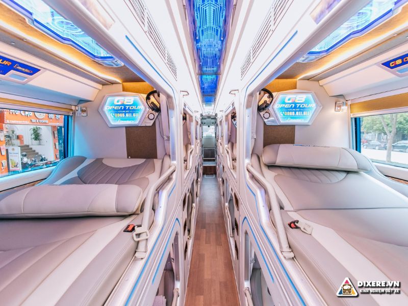 Xe cabin vip limousine của nhà xe G8 Open Tour cao cấp(ảnh: internet)