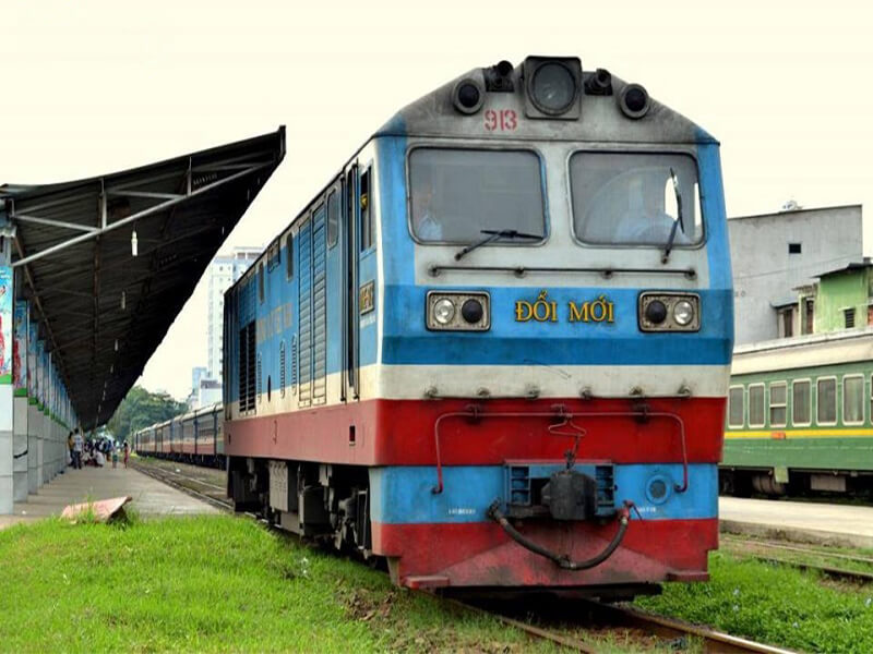 Phương tiện tàu hỏa để di chuyển từ Hà Nội đi Hải Phòng(Ảnh: dsvn.vn)