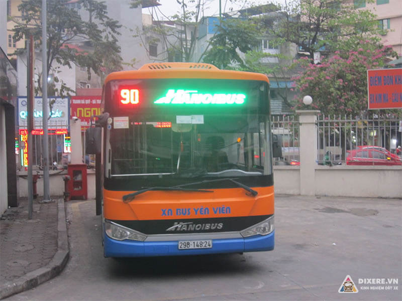 Xe Bus 90 giúp bạn đi từ Sân Bay Nội Bài về Hà Nội(Ảnh: transerco.com.vn)