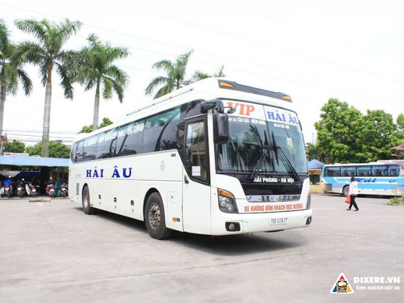 Xe khách Hà Nội Hải Phòng chạy đường cao tốc Hải Âu(Ảnh: haiaubus.vn)
