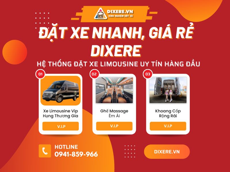 Dixere.vn – Hệ thống đặt xe limousine uy tín hàng đầu(ảnh: Internet)