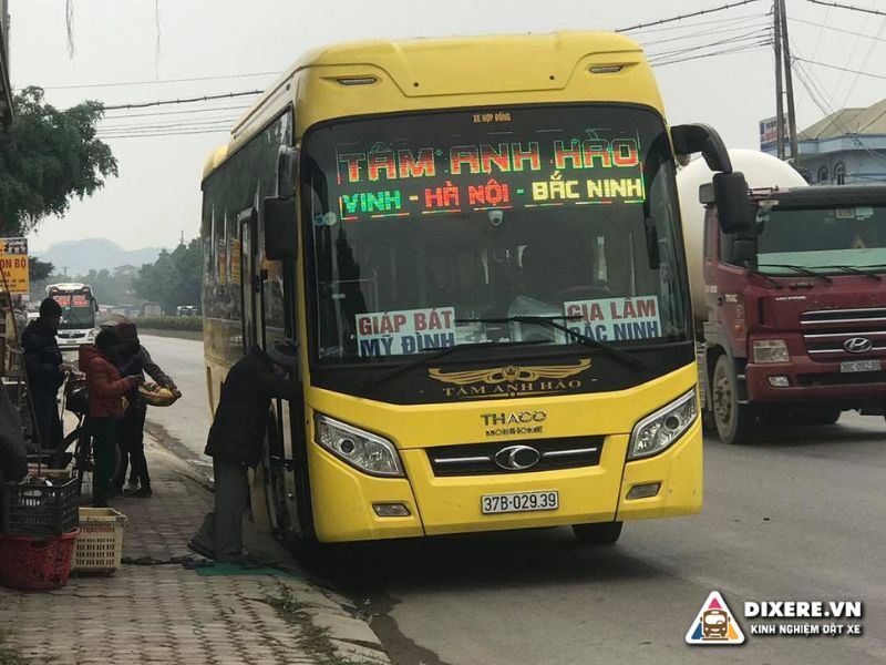 Nhà xe Tâm Anh Hào từ Nội Bài đi Nghệ An