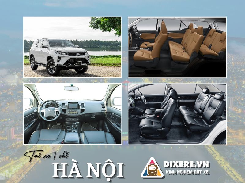 Dòng xe Toyota Fortuner 7 chỗ cho thuê tại Hà Nội