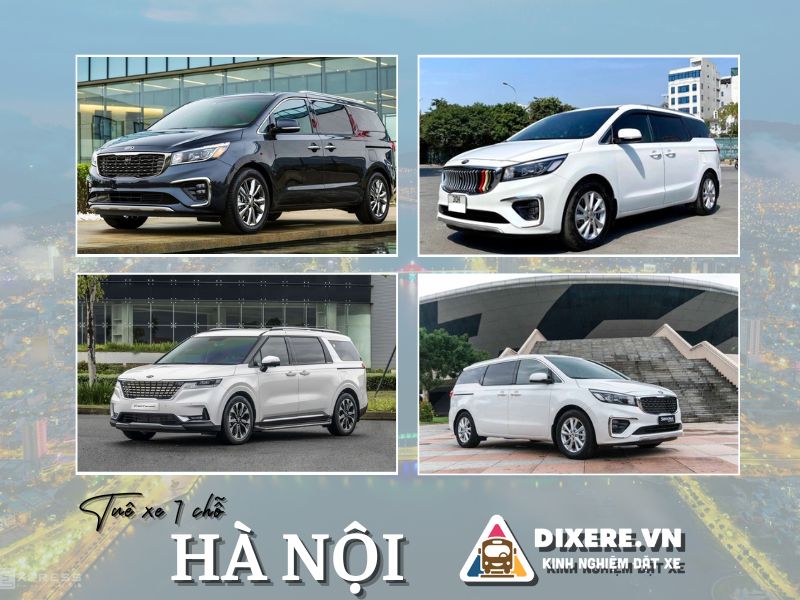 DIXERE cho thuê các dòng xe 7 chỗ tại Hà Nội uy tín