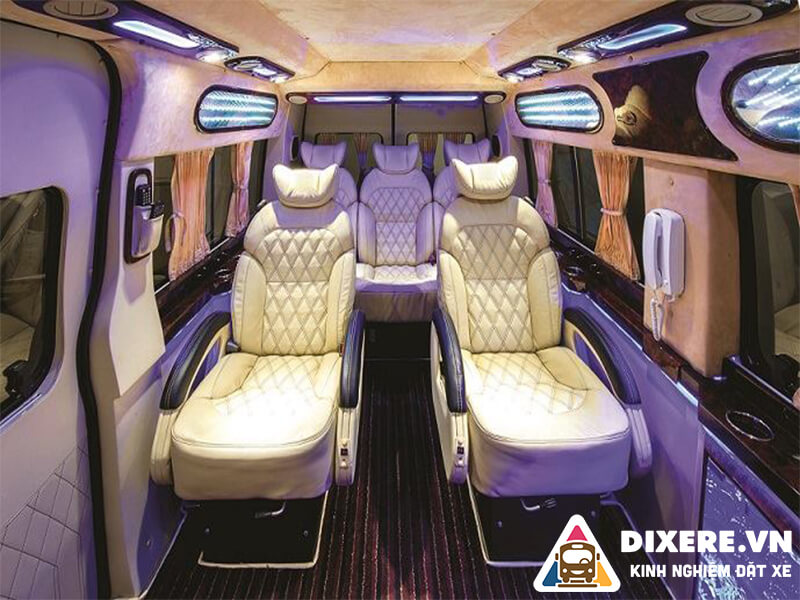 Nội thất xe Limousine cao cấp của Đông A Limousine cao cấp và đẩy đủ tiện nghi và chất lượng
