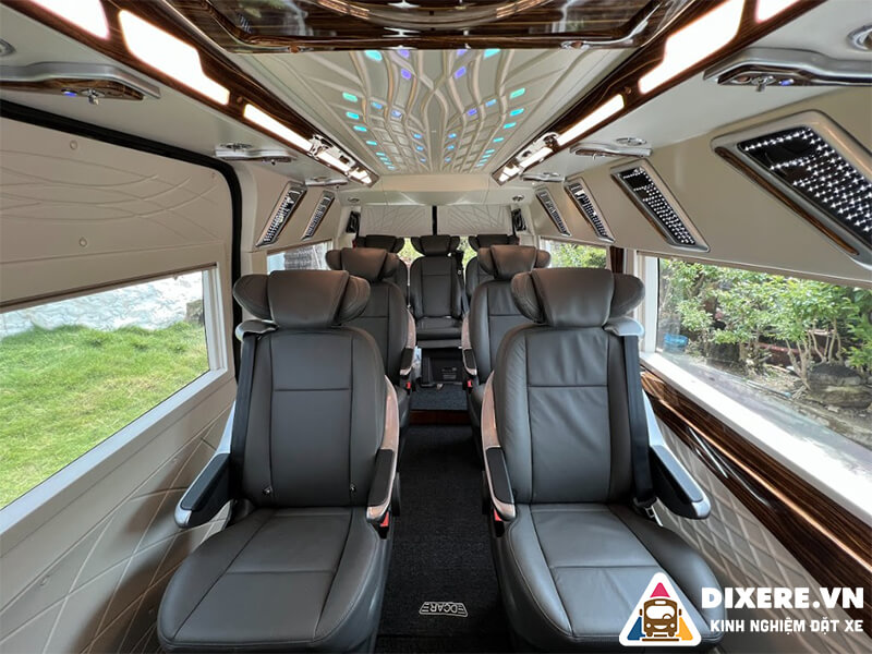 Nội thất xe BeePro Group Limousine đi Hải Phòng với với đầy đủ tiện nghi sang trọng và đẳng cấp