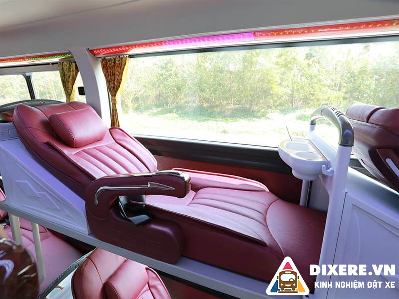 Nội thất xe GREEN BUS - Xe giường nằm Hà Nội Bảo Hà cao cấp với đầy đủ tiện ích chất lượng, cao cấp và thỏa mái
