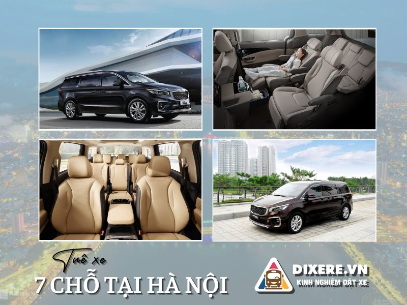 Dòng xe 7 chỗ Sedona cho thuê tại Hà Nội phổ biến