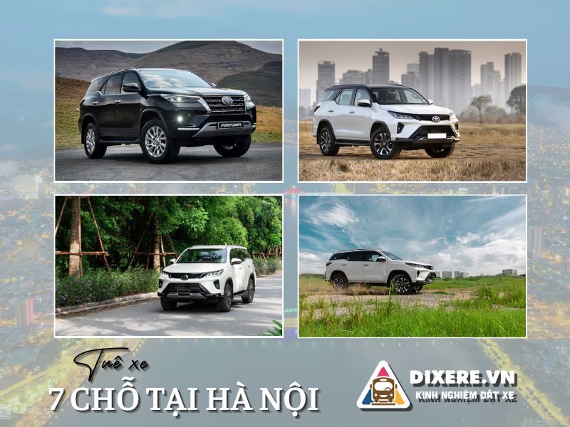 Dòng xe 7 chỗ cao cấp cho thuê tại Hà Nội được yêu thích