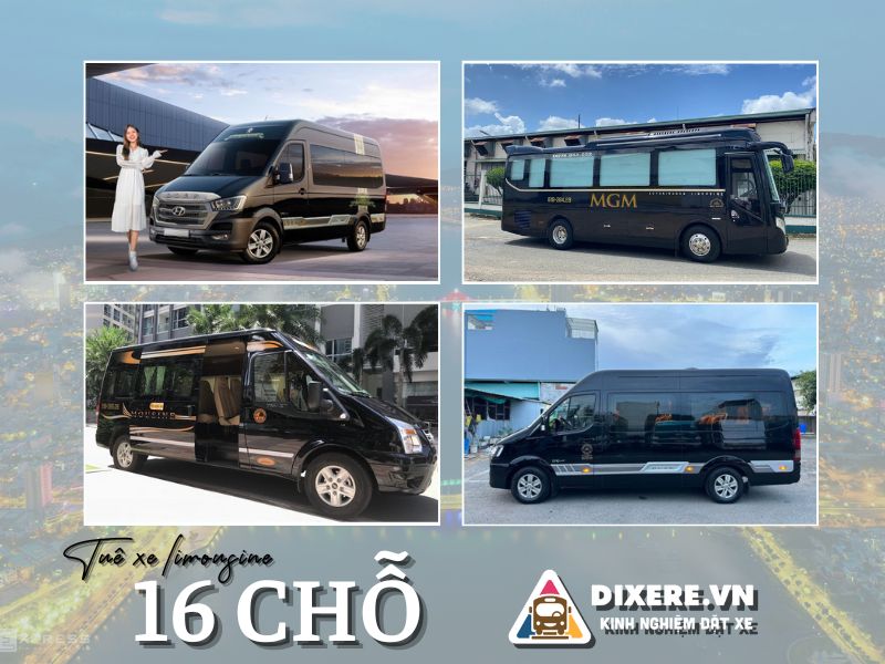 Dịch vụ cho thuê xe limousine 16 chỗ chất lượng cao