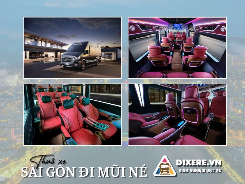 Dòng xe limousine 11 chỗ cho thuê từ Sài Gòn đi Mũi Né