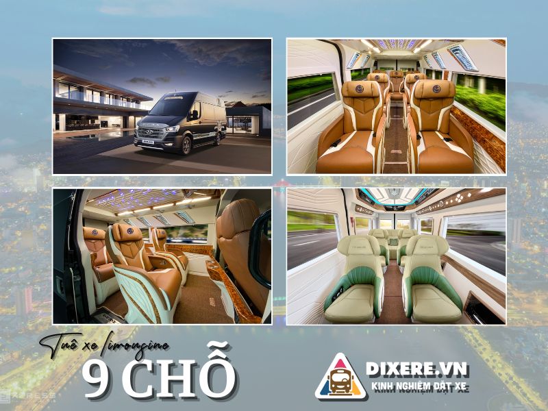 Nội thất cao cấp có trên các dòng xe limousine 9 chỗ