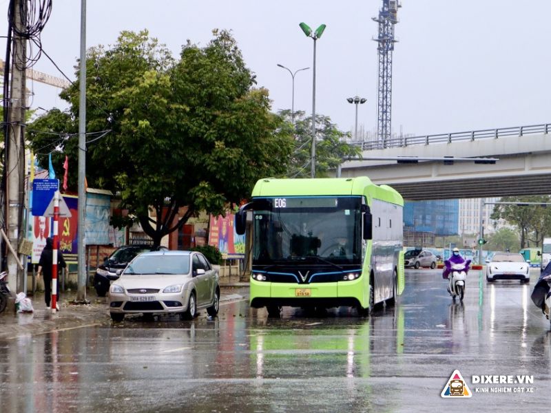 Tuyến xe Bus E06: KĐT Smart City <> Bến xe Giáp Bát