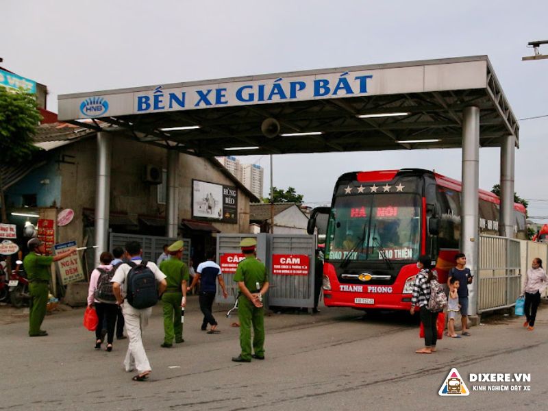 Bến xe Giáp Bát - Một trong những bến xe lớn tại Hà Nội