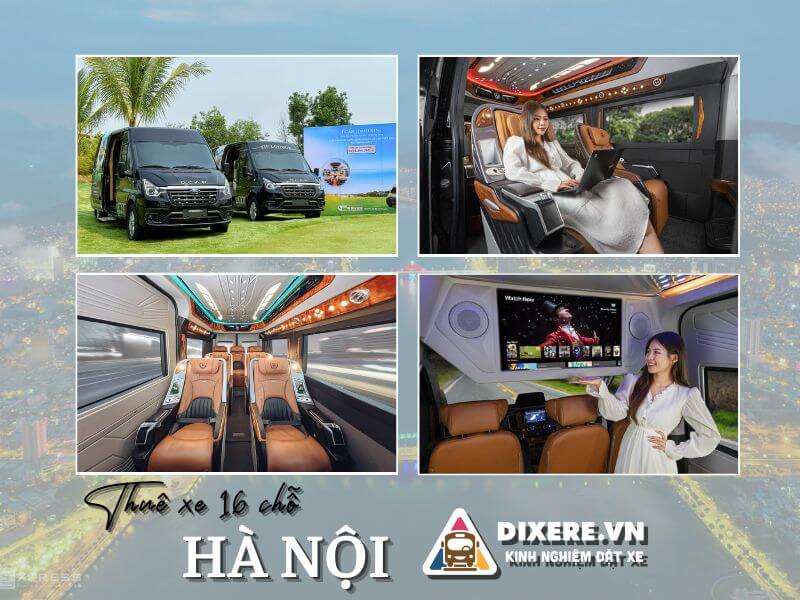 Dòng xe limousine 16 chỗ cho thuê tại Hà Nội