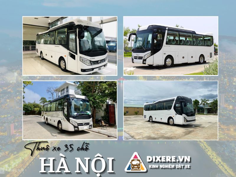 Dòng xe 35 chỗ Thaco 2024 cho thuê tại Hà Nội