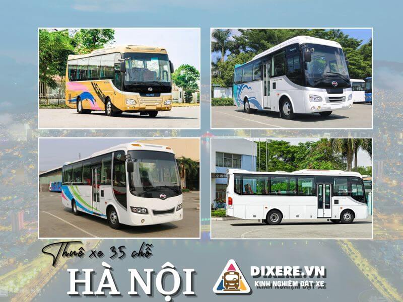 Dòng xe 35 chỗ Isuzu Samco 2024 cho thuê tại Hà Nội