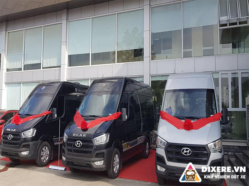 Nhà xe Limousine AGO Hoàng Phương Hà Nội Hải Phòng sử dụng dòng xe DCAR Solati VIP sang trọng