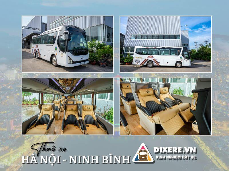 Dòng xe limousine 16 chỗ cho thuê từ Hà Nội đi Ninh Bình