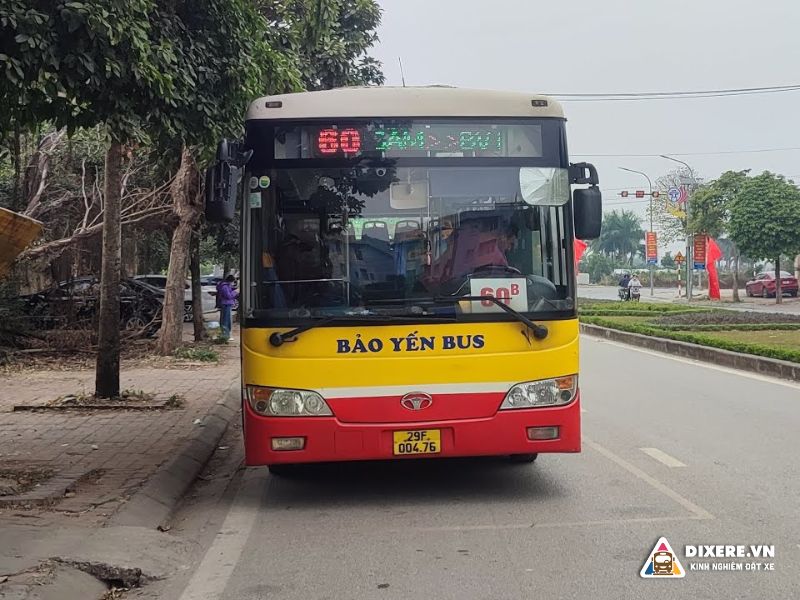 Tuyến xe Bus 60B: Bến xe Nước Ngầm <> Bệnh viện nhiệt đới TW(Cơ sở 2)