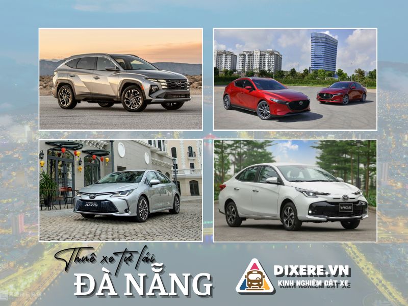 Các dòng xe ô tô cho thuê tự lái 4 chỗ cao cấp tại Đà Nẵng