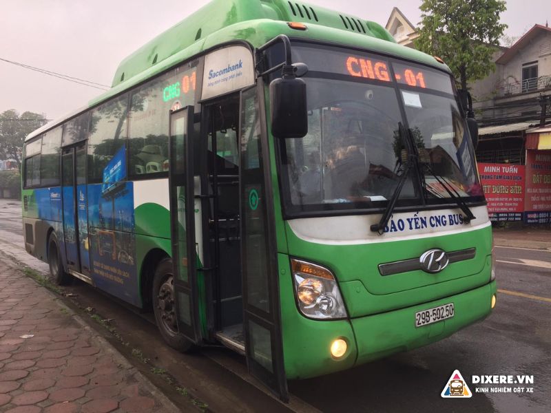 Tuyến xe Bus CNG01: Bến xe Mỹ Đình - Bến xe Sơn Tây