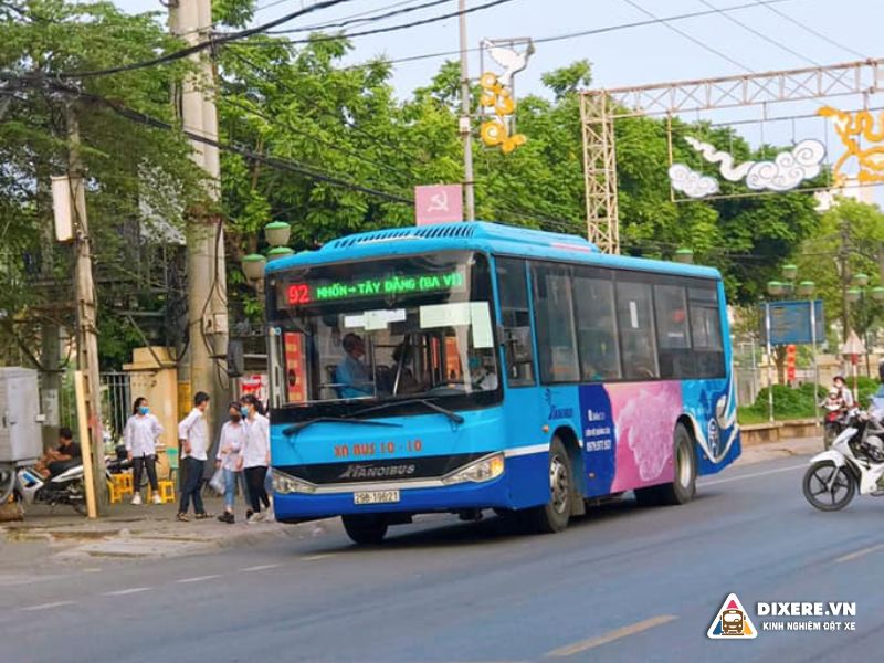 Tuyến xe Bus 92: Nhổn - Bến xe Sơn Tây