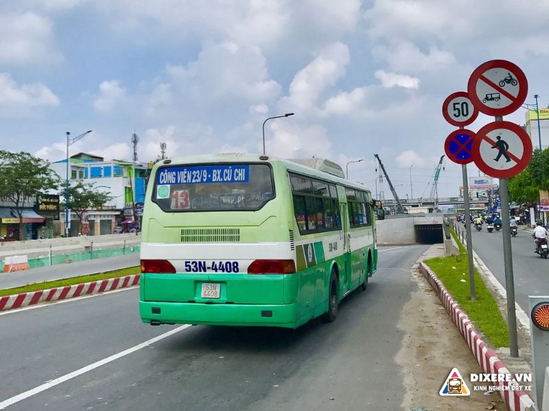 Tuyến xe Bus 45: Bến xe Miền Đông <> Bến Thành <> Bến xe Quận 8