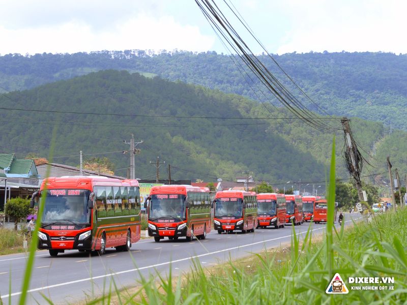 Dòng xe giường nằm đôi đi Đà Lạt của nhà xe Trọng Minh