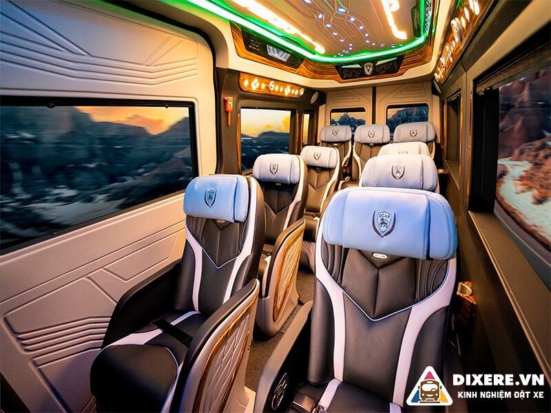 Xe Limousine VIP Dcar hạng thương gia được rất nhiều khách hàng tuyến Thanh Hóa ưa chuộng