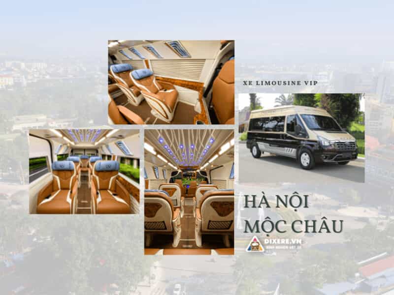 Xe Limousine Hà Nội Mộc Châu | #6 Nhà Xe Chất Lượng 2024