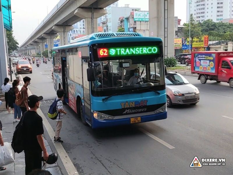 Tuyến xe Bus 62: Bến xe Yên Nghĩa - Bến xe Thường Tín