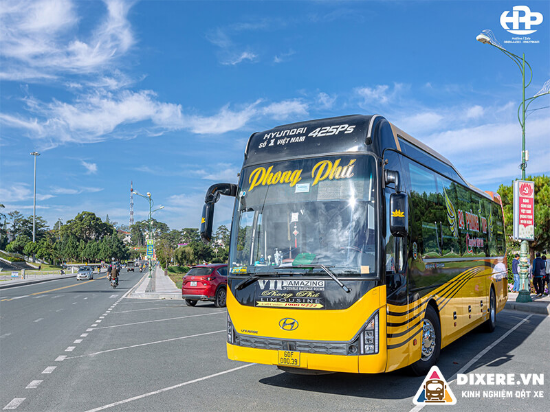 Nhà xe Phong Phú từ Sài Gòn đi Đà Lạt cao cấp chất lượng nhất 2022